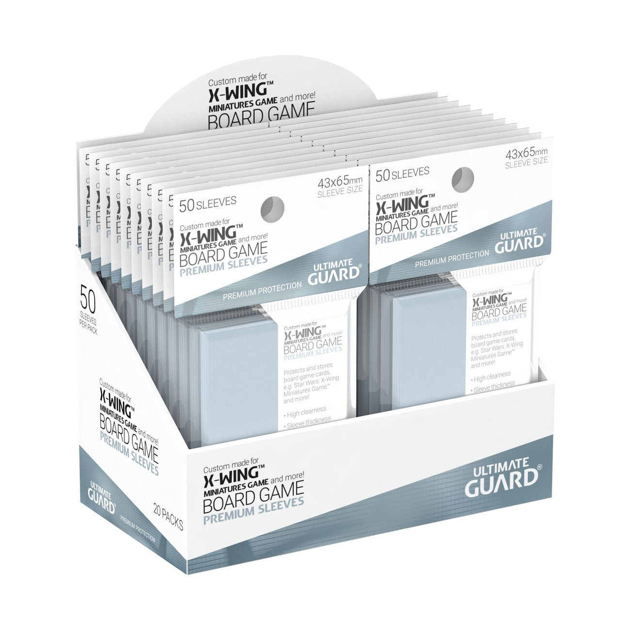 Zdjęcie produktu Koszulki do gier planszowych Ultimate Guard (50) – X-Wing Miniatures Game