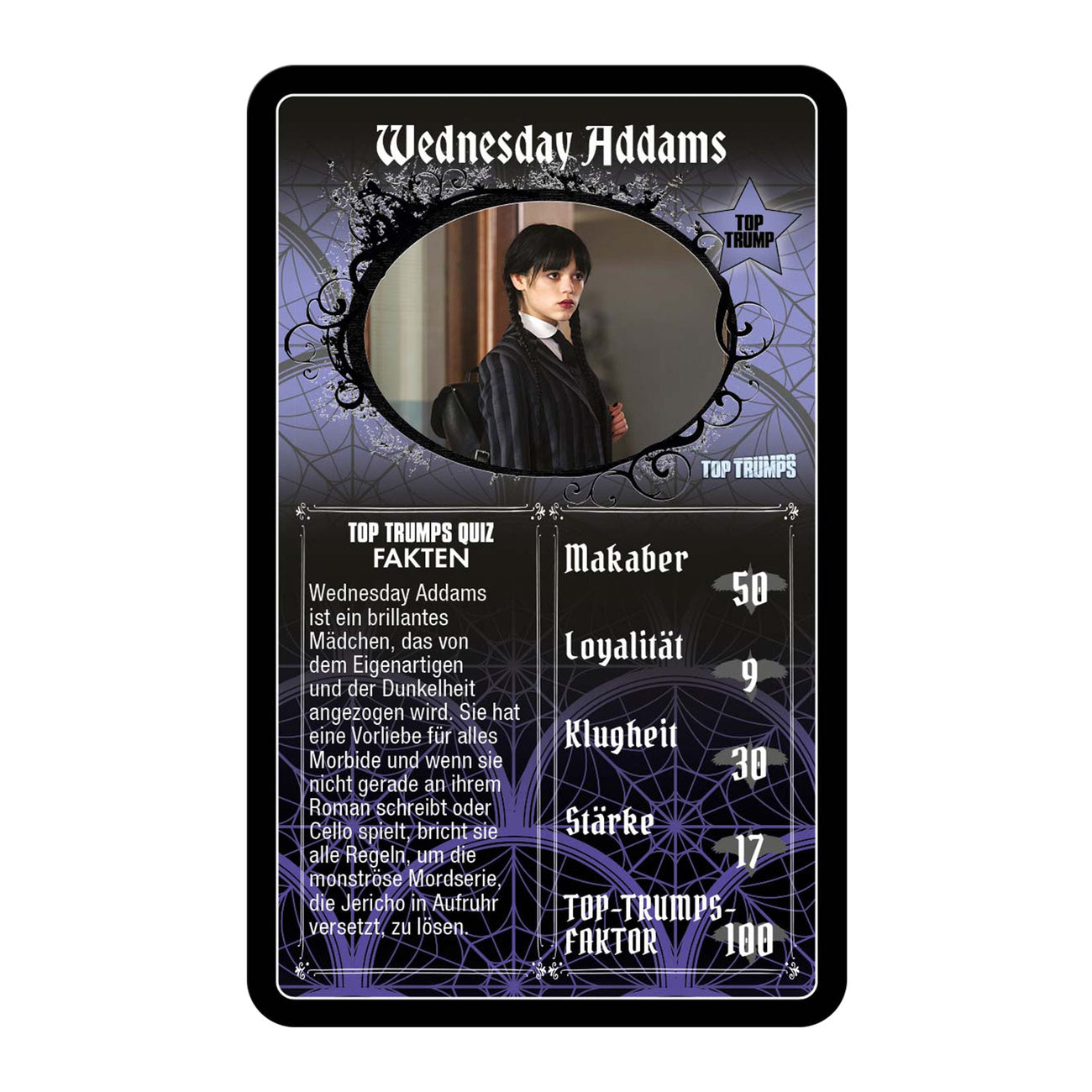 Zdjęcie produktu Gra karciana Wednesday Top Trumps *wersja niemiecka*
