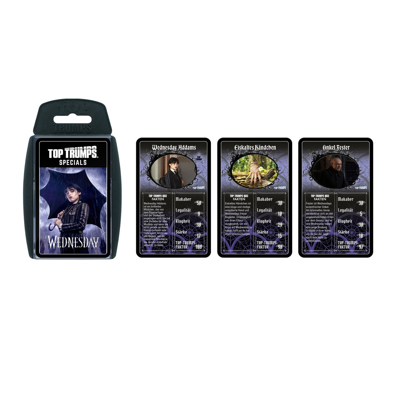 Zdjęcie produktu Gra karciana Wednesday Top Trumps *wersja niemiecka*