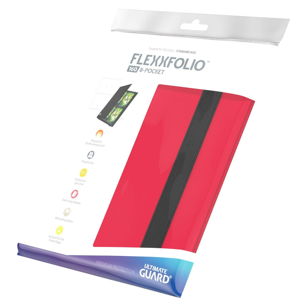 Zdjęcie produktu Ultimate Guard Flexxfolio 160 8-kieszeniowe – Czerwone