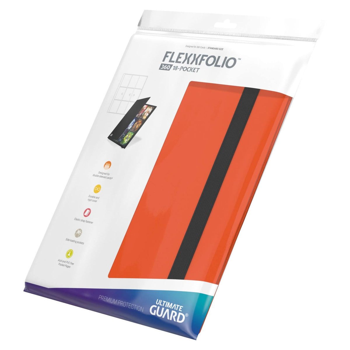 Zdjęcie produktu Ultimate Guard Flexxfolio 360 18-Kieszeniowy - Pomarańczowy