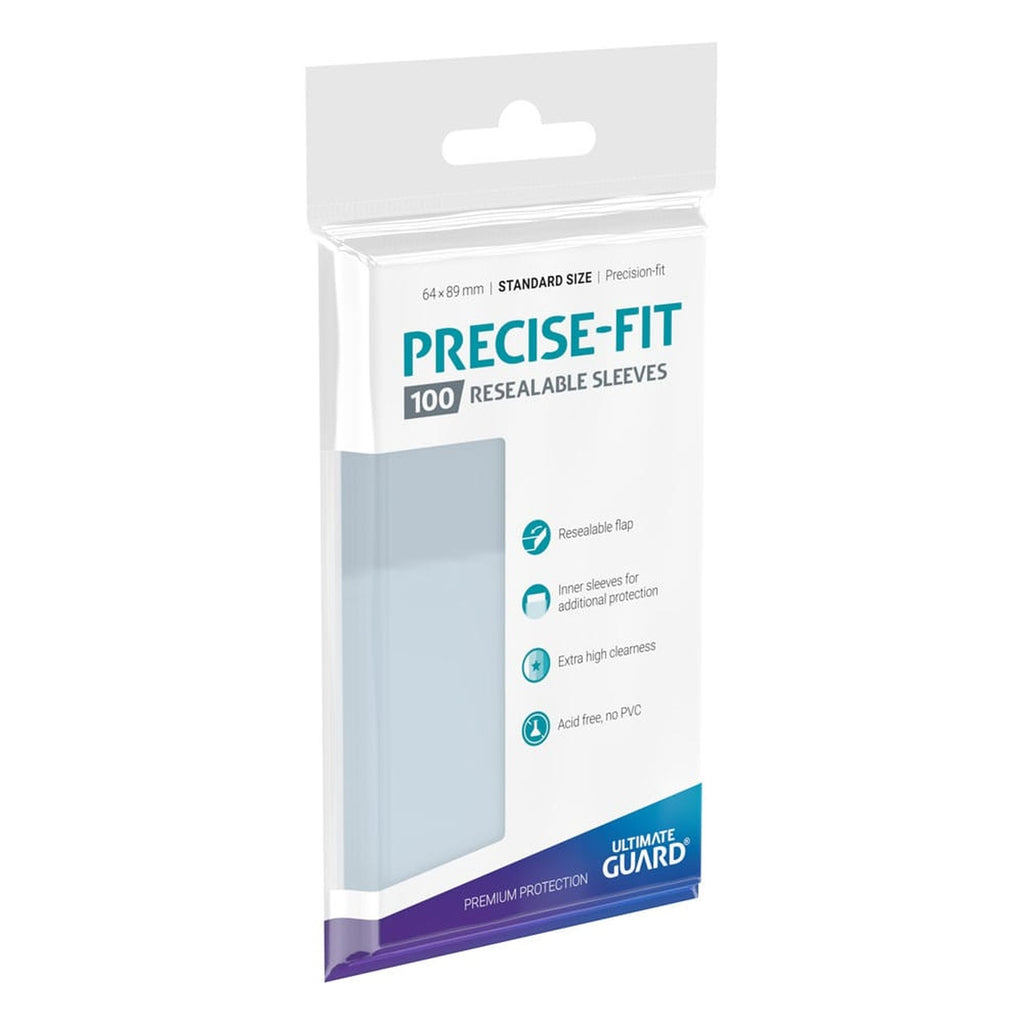 Zdjęcie produktu Ultimate Guard Precise-Fit Sleeves Standard Size (100) - Z możliwością ponownego zamknięcia