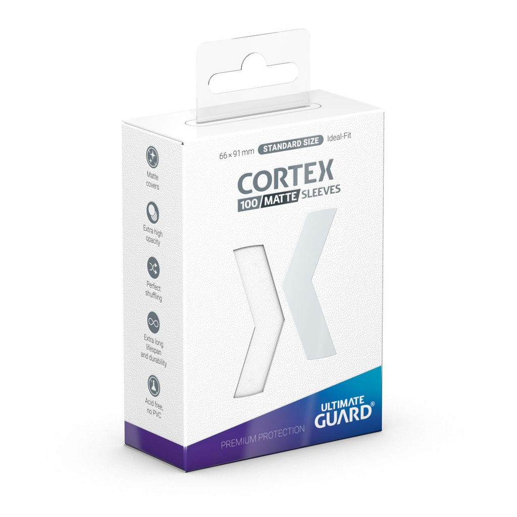 Product image Ultimate Guard Cortex Sleeves Matte Standard Size (100) - White