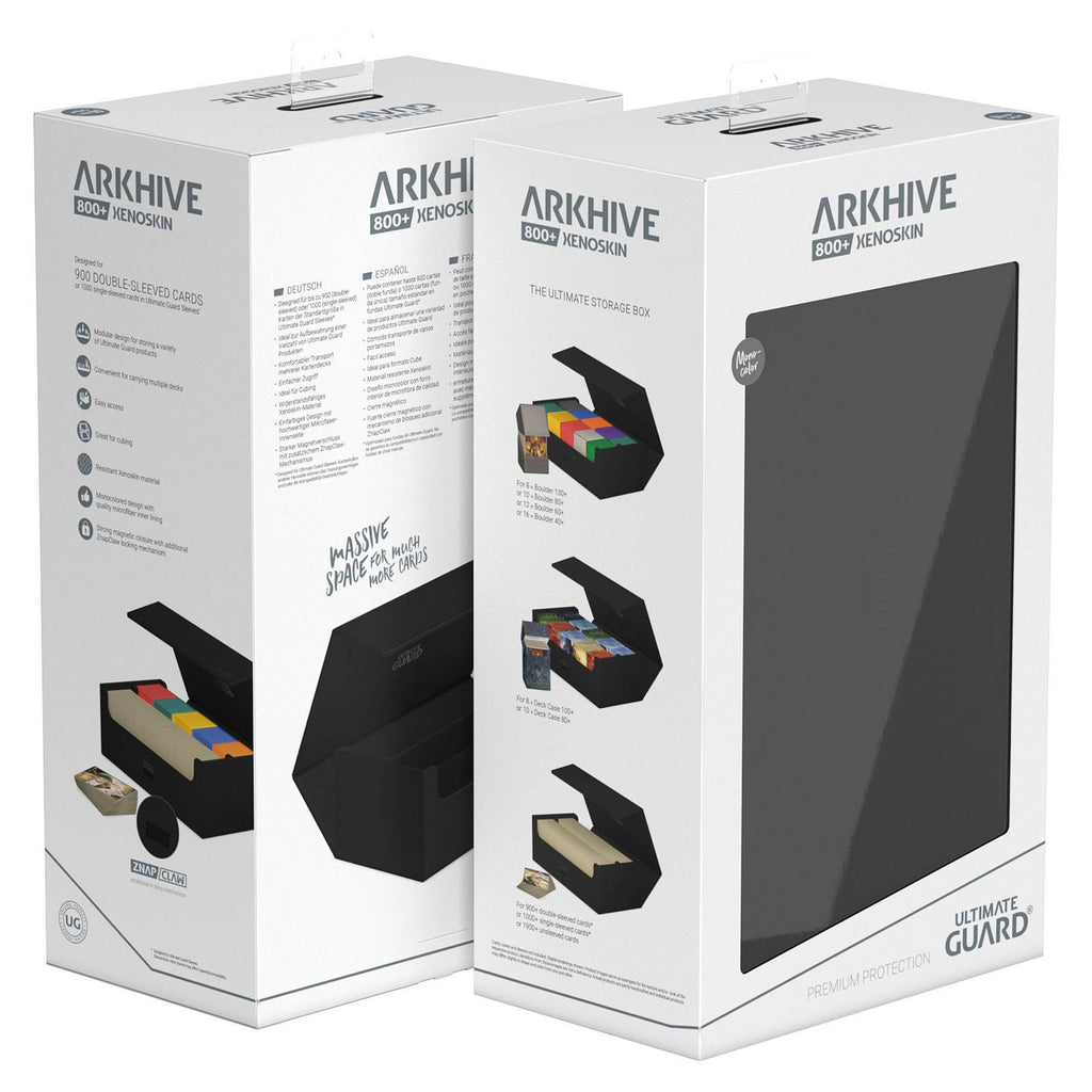Zdjęcie produktu Ultimate Guard Arkhive 800+ XenoSkin Monocolor Czarny