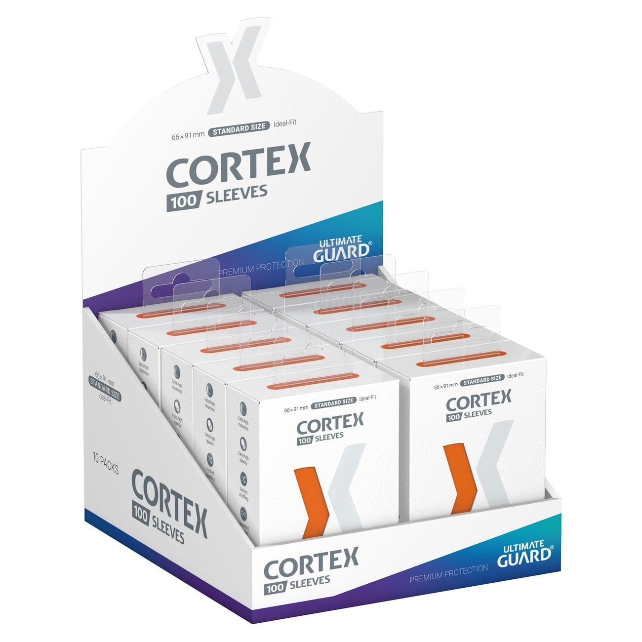 Product image Ultimate Guard Cortex Sleeves Standard Size (100) - Orange