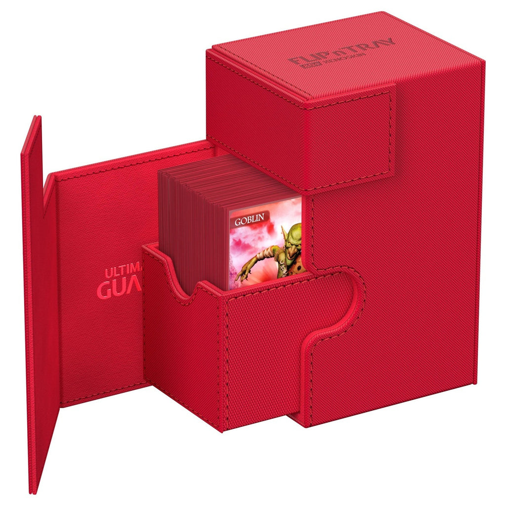Zdjęcie produktu Ultimate Guard Flip'n'Tray 80+ Xenoskin - Czerwony