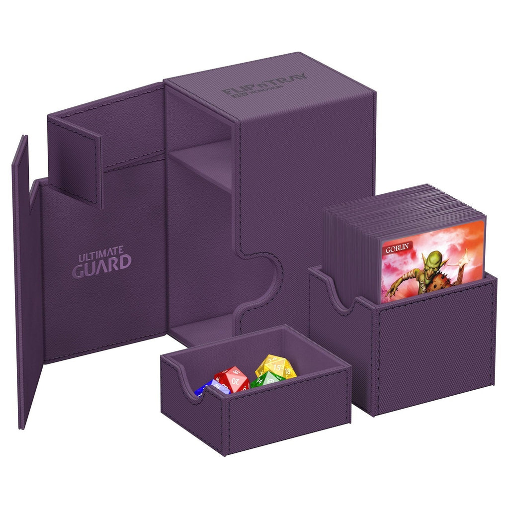 Zdjęcie produktu Ultimate Guard Flip'n'Tray 80+ Xenoskin – Fioletowy