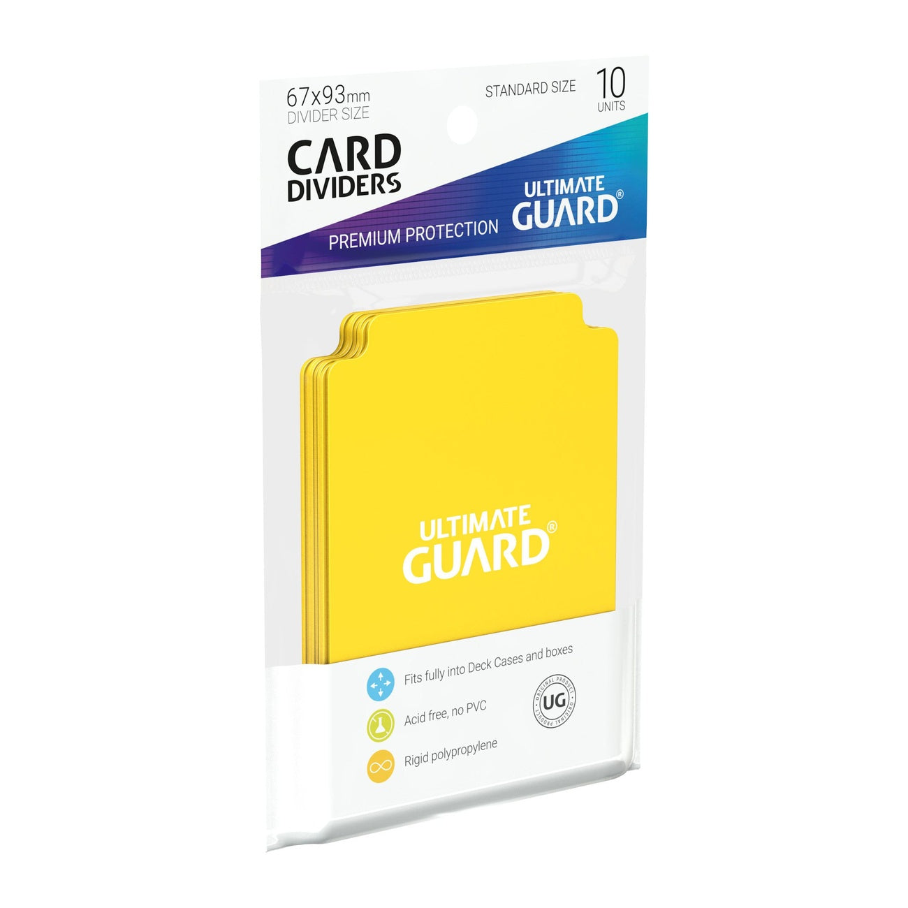 Product image Ultimate Guard Card Dividers Standard Size (10) - Yellow
