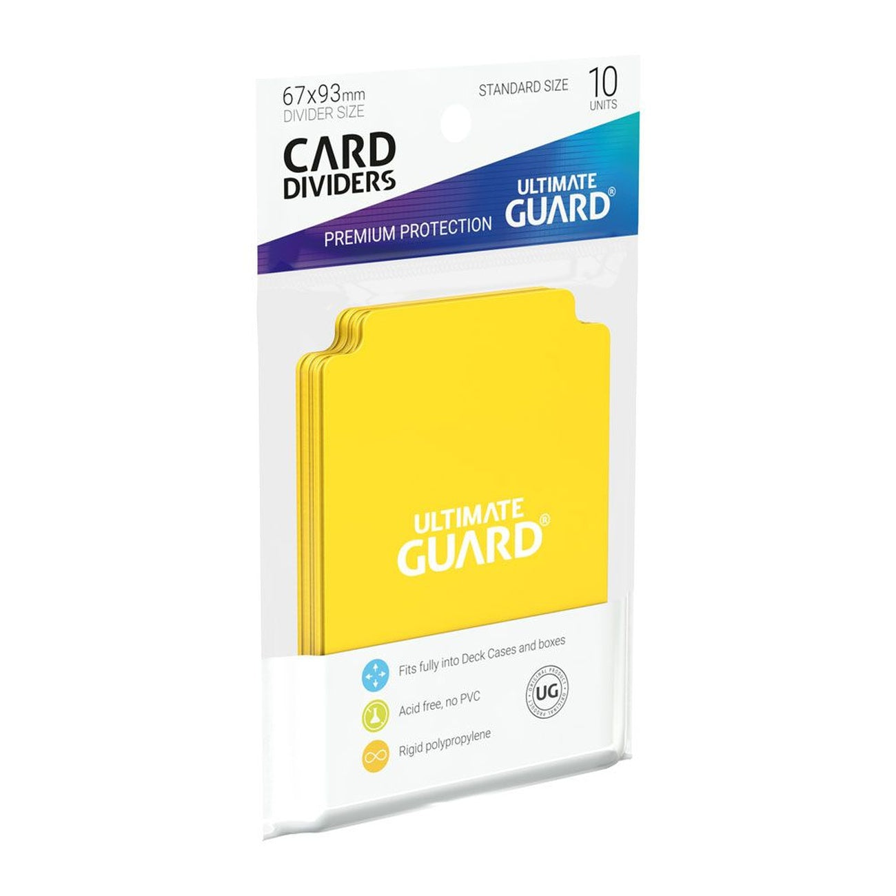 Product image Ultimate Guard Card Dividers Standard Size (10) - Yellow