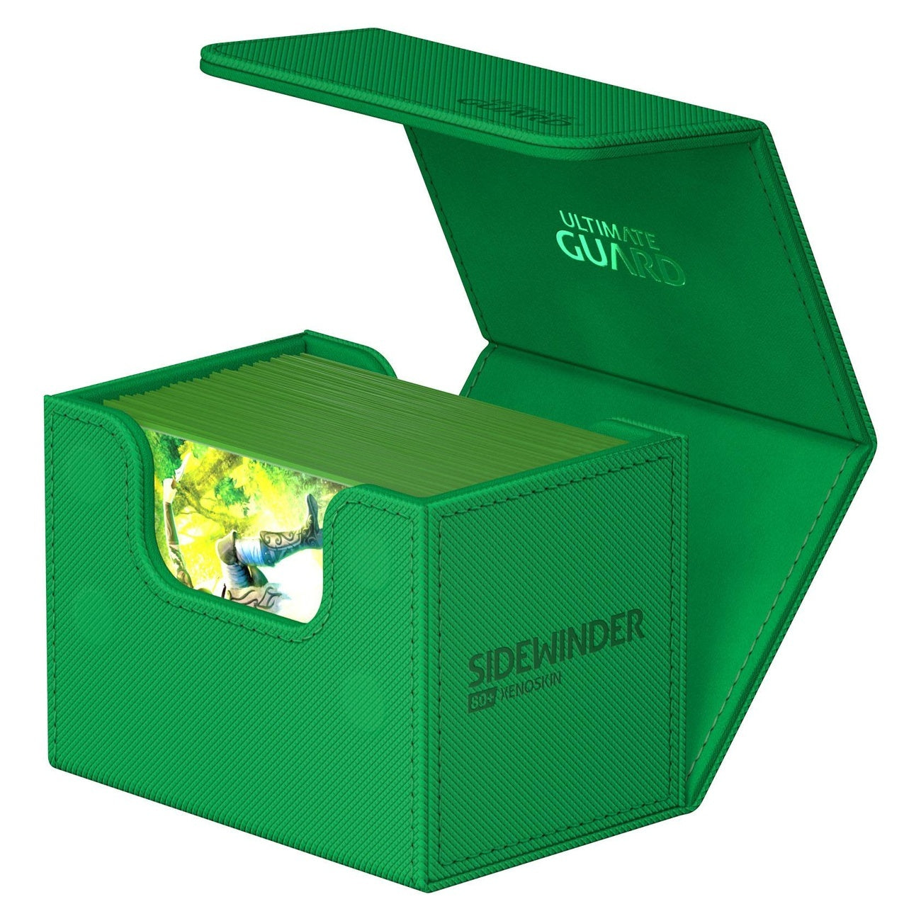 Product image Ultimate Guard Sidewinder 80+ Xenoskin – Green