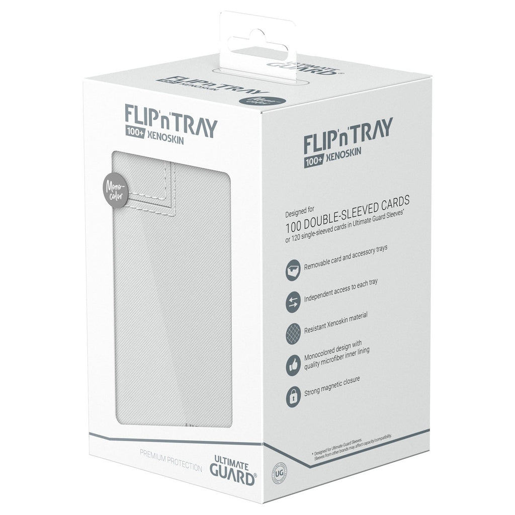 Zdjęcie produktu Ultimate Guard Flip'n'Tray 100+ Xenoskin - Biały