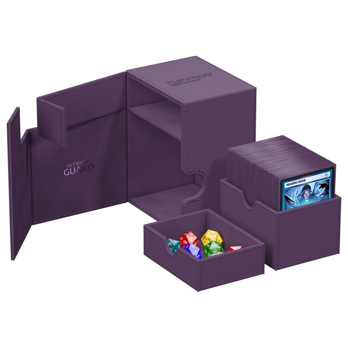 Zdjęcie produktu Ultimate Guard Flip'n'Tray 133+ Xenoskin - Fioletowy