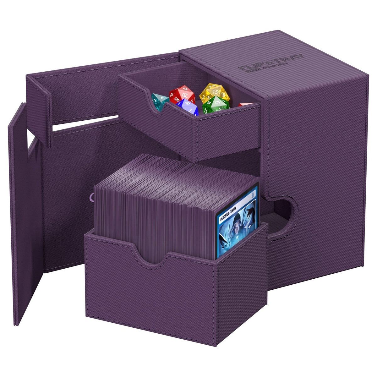 Zdjęcie produktu Ultimate Guard Flip'n'Tray 133+ Xenoskin - Fioletowy