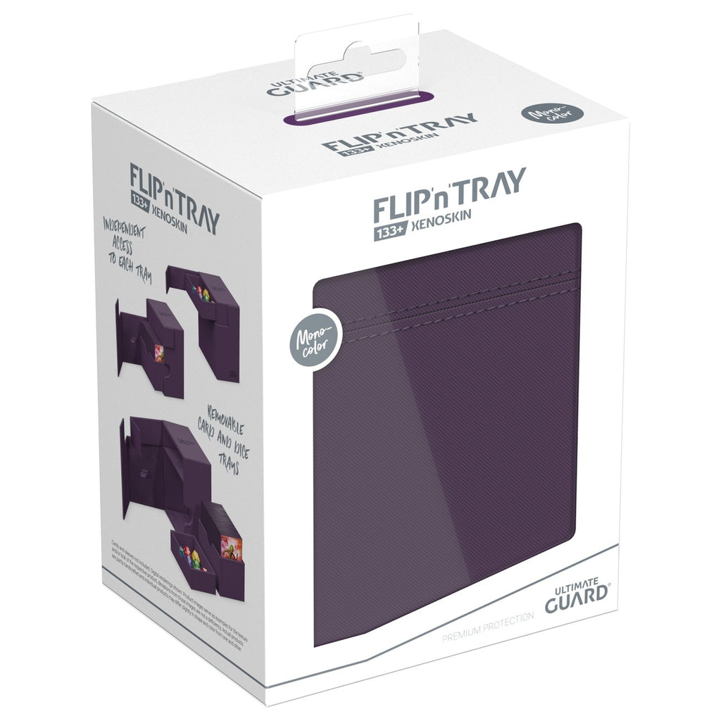 Zdjęcie produktu Ultimate Guard Flip'n'Tray 133+ Xenoskin - Fioletowy