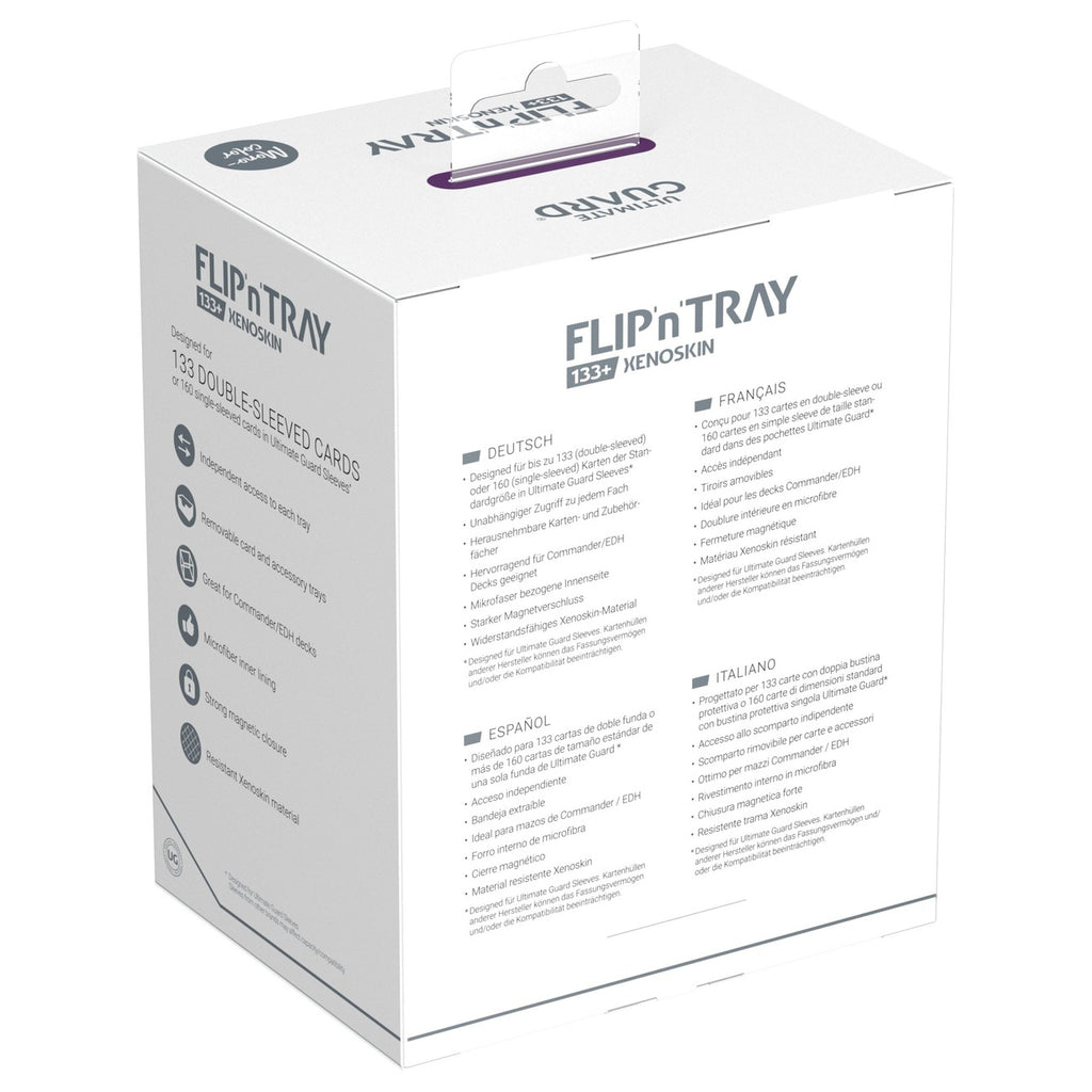 Zdjęcie produktu Ultimate Guard Flip'n'Tray 133+ Xenoskin - Fioletowy