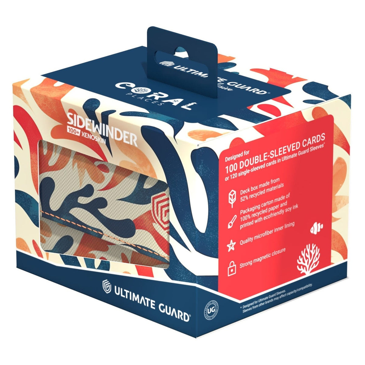 Zdjęcie produktu Ultimate Guard Sidewinder 100+ Xenoskin 2025 Exclusive „Coral Places” - Mellow Sea