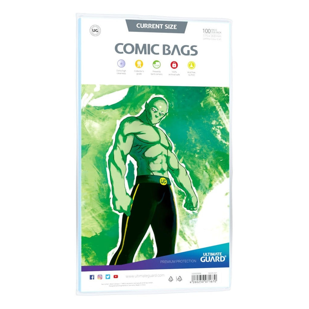 Zdjęcie produktu Ultimate Guard Comic Bags Standard (100) - Current Size