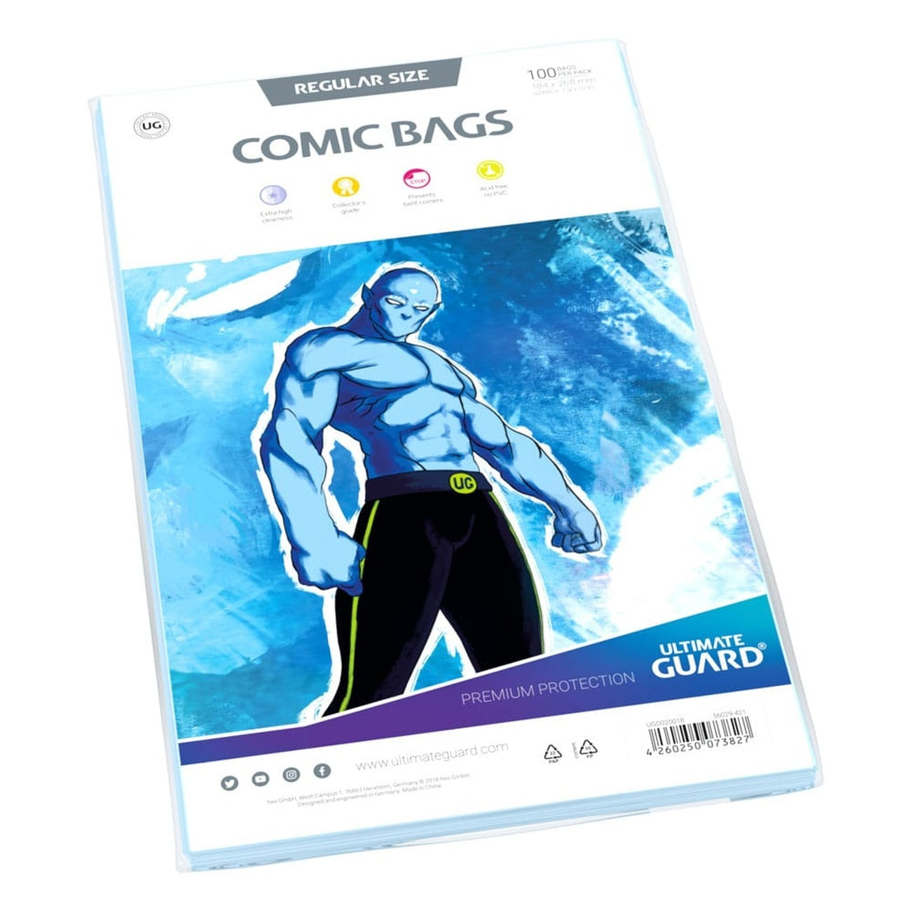 Product image Ultimate Guard Comic Bags Standard (100) - Regular Size