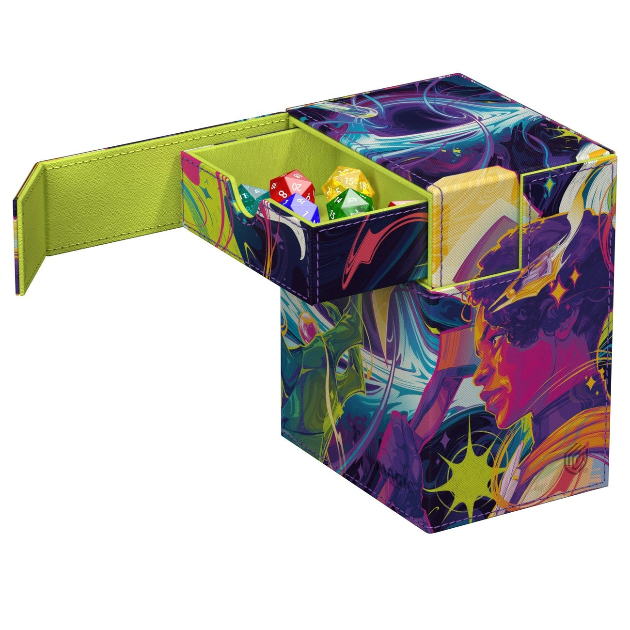 Product image Ultimate Guard Flip'n'Tray 133+ Xenoskin Magic: The Gathering "Edge of Eternities" - Haliya and Tezzeret