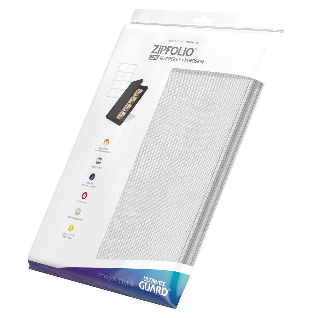 Product image Ultimate Guard Zipfolio 320 16-Pocket Xenoskin - White