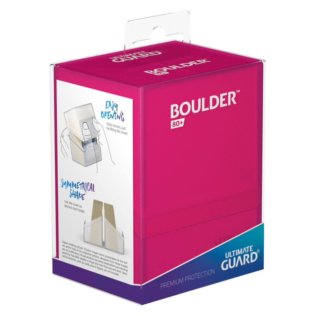 Product image Ultimate Guard Boulder 80+ - Rhodonite