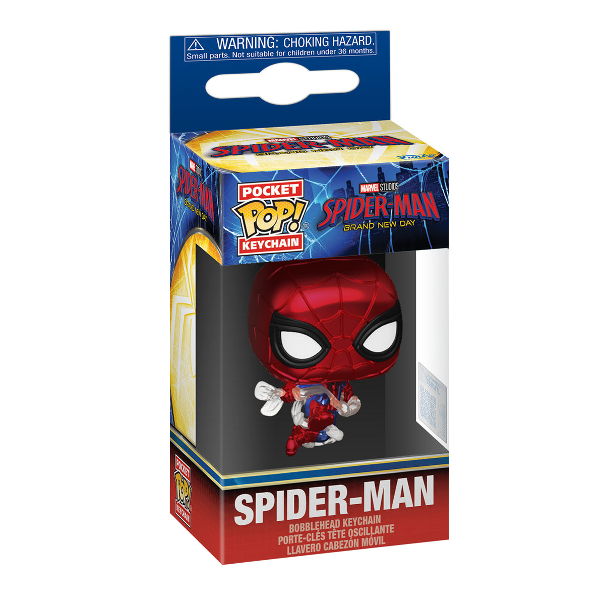 Zdjęcie produktu Spider-Man: Brand New Day - Metaliczny brelok Funko Pop