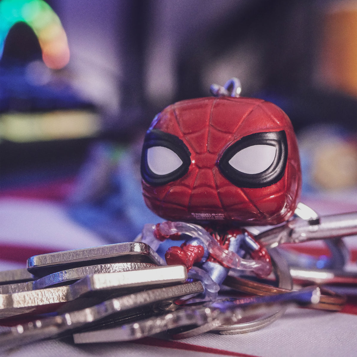 Zdjęcie produktu Spider-Man: Brand New Day - Metaliczny brelok Funko Pop