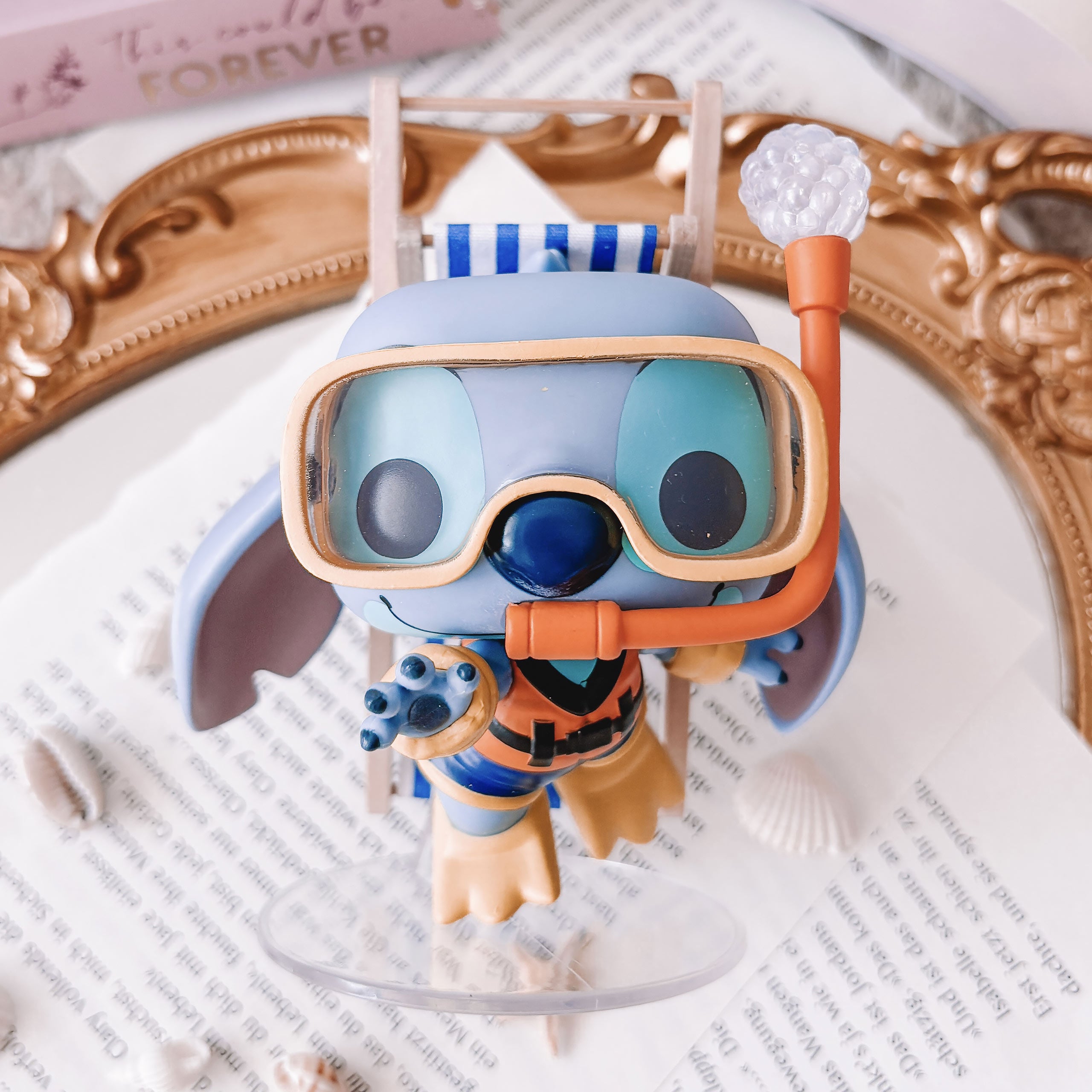 Zdjęcie produktu Lilo & Stitch - Stitch z rurką do nurkowania figurka Funko Pop!