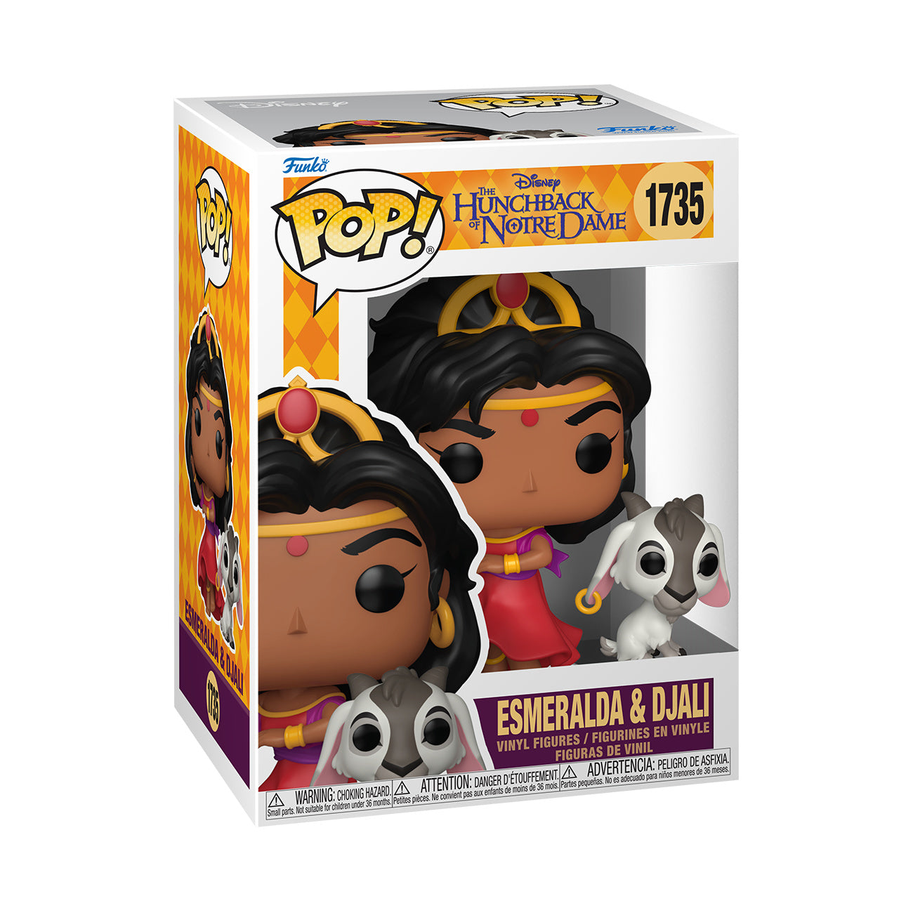 Zdjęcie produktu Dzwonnik z Notre Dame – Esmeralda z Djali figurka Funko Pop!