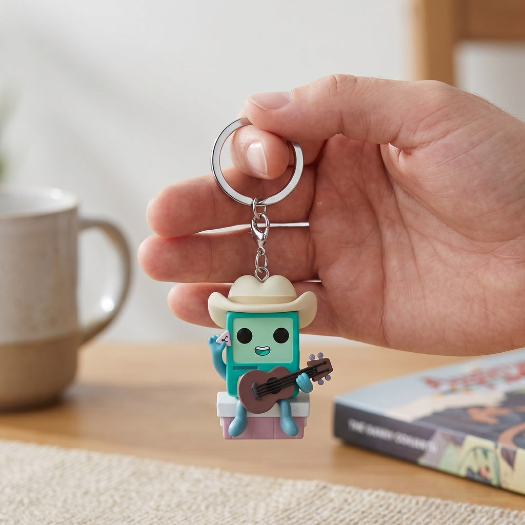 Zdjęcie produktu Adventure Time - Cowboy BMO z gitarą brelok Funko Pop