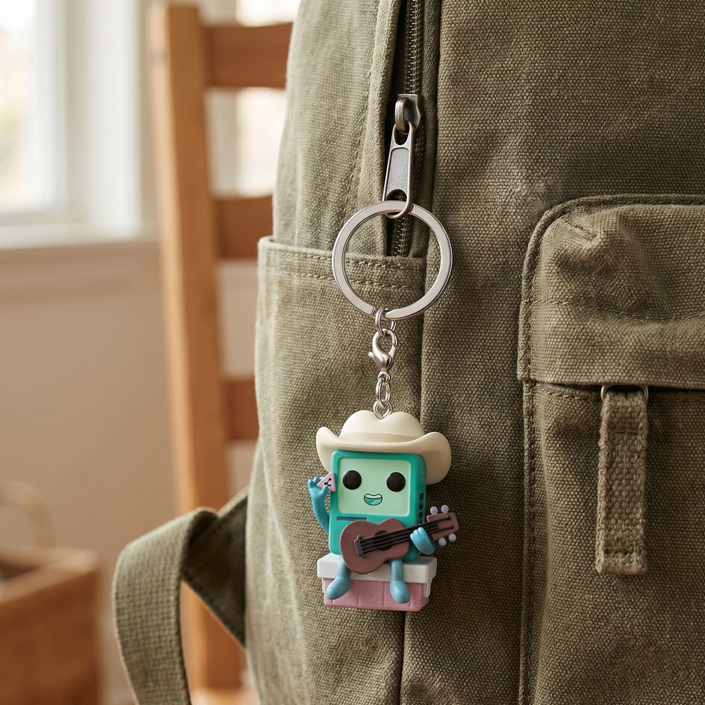 Zdjęcie produktu Adventure Time - Cowboy BMO z gitarą brelok Funko Pop