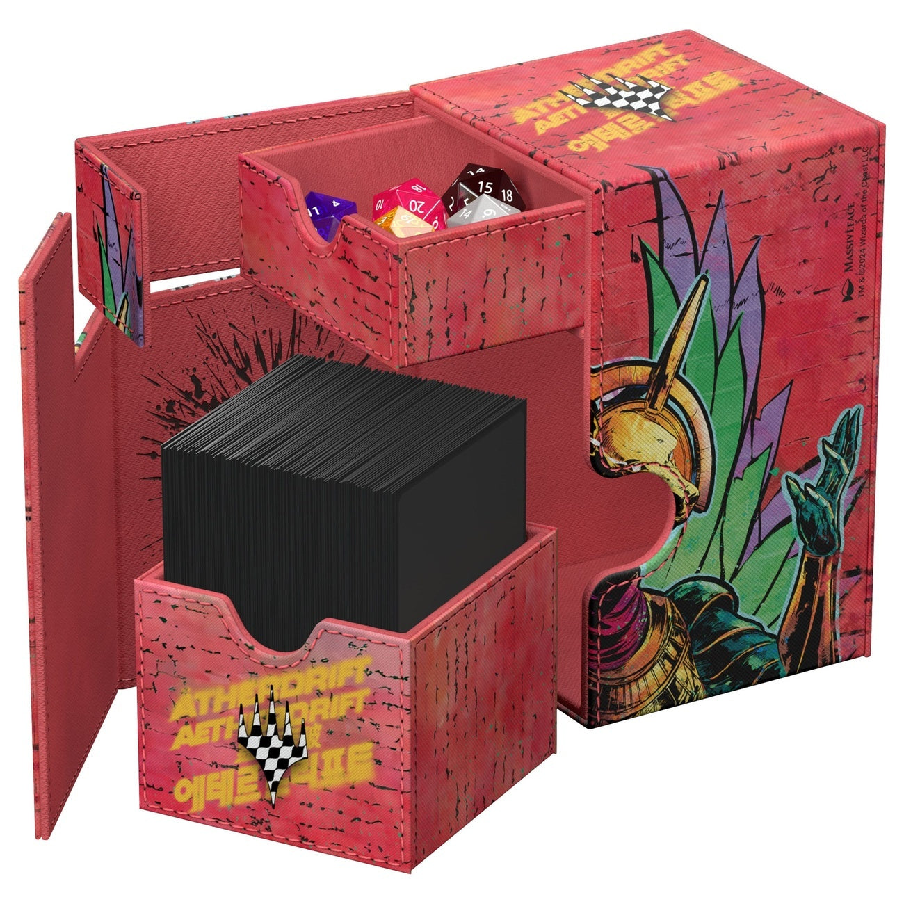 Product image Ultimate Guard Flip'n'Tray 100+ Xenoskin Magic: The Gathering "Aetherdrift" - Hazoret, Godseeker