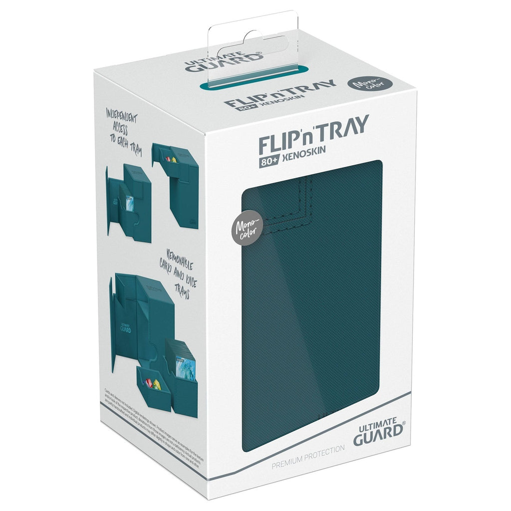 Zdjęcie produktu Ultimate Guard Flip'n'Tray 80+ Xenoskin - Petrol