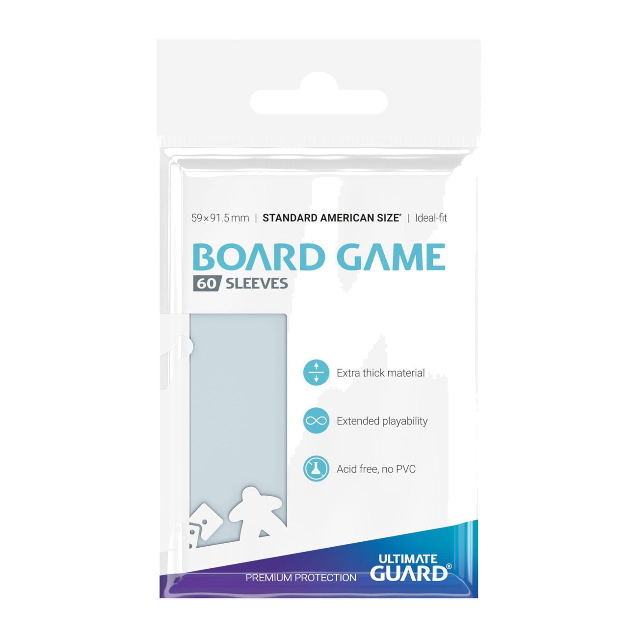 Zdjęcie produktu Ultimate Guard Koszulki do gier planszowych (60) - Standard American
