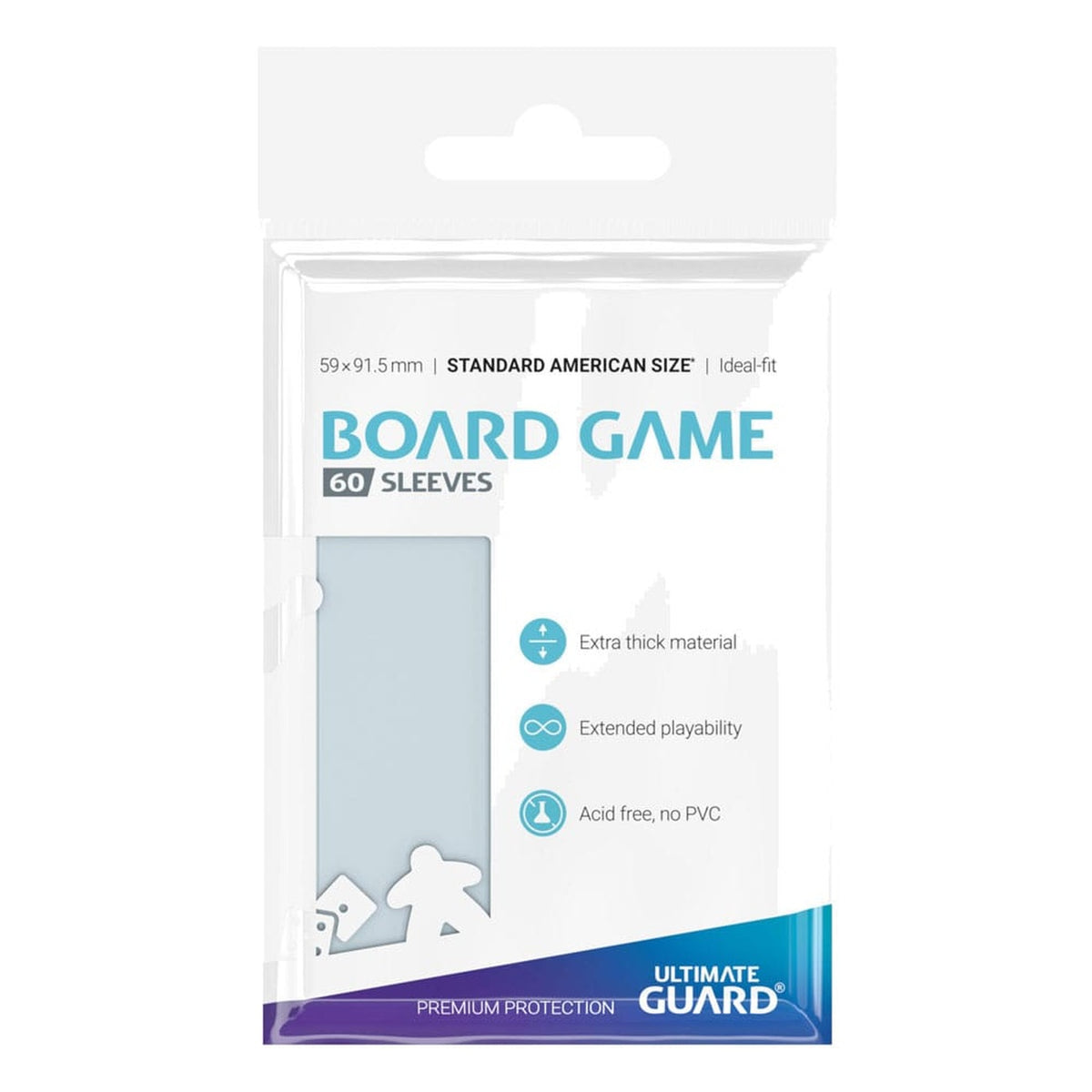 Zdjęcie produktu Ultimate Guard Koszulki do gier planszowych (60) - Standard American