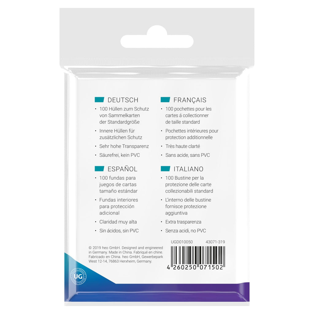 Zdjęcie produktu Ultimate Guard Precise-Fit Sleeves Rozmiar Standardowy (100)