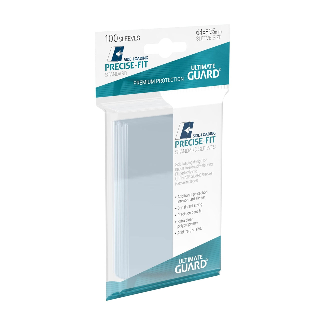 Zdjęcie produktu Ultimate Guard Precise-Fit Sleeves Standard Size (100) - Side-Loading