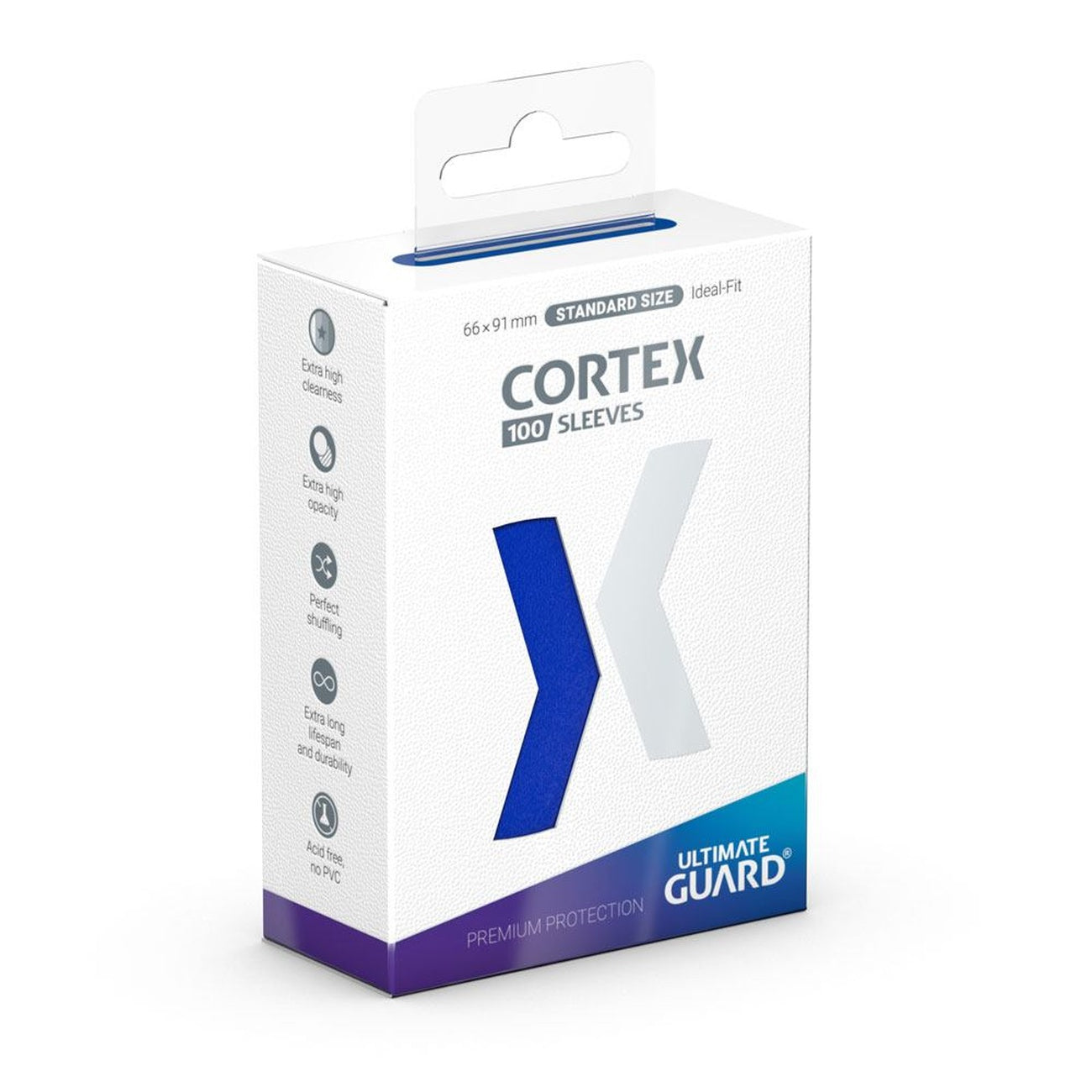 Zdjęcie produktu Ultimate Guard Cortex Sleeves Standard Size (100) - Niebieskie