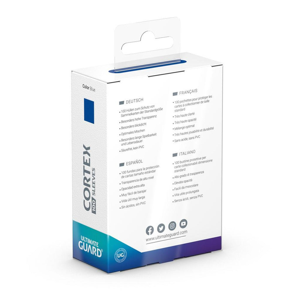 Zdjęcie produktu Ultimate Guard Cortex Sleeves Standard Size (100) - Niebieskie