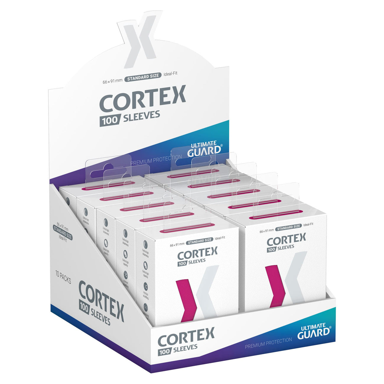 Zdjęcie produktu Ultimate Guard Cortex Koszulki Standard Size (100) - Różowe