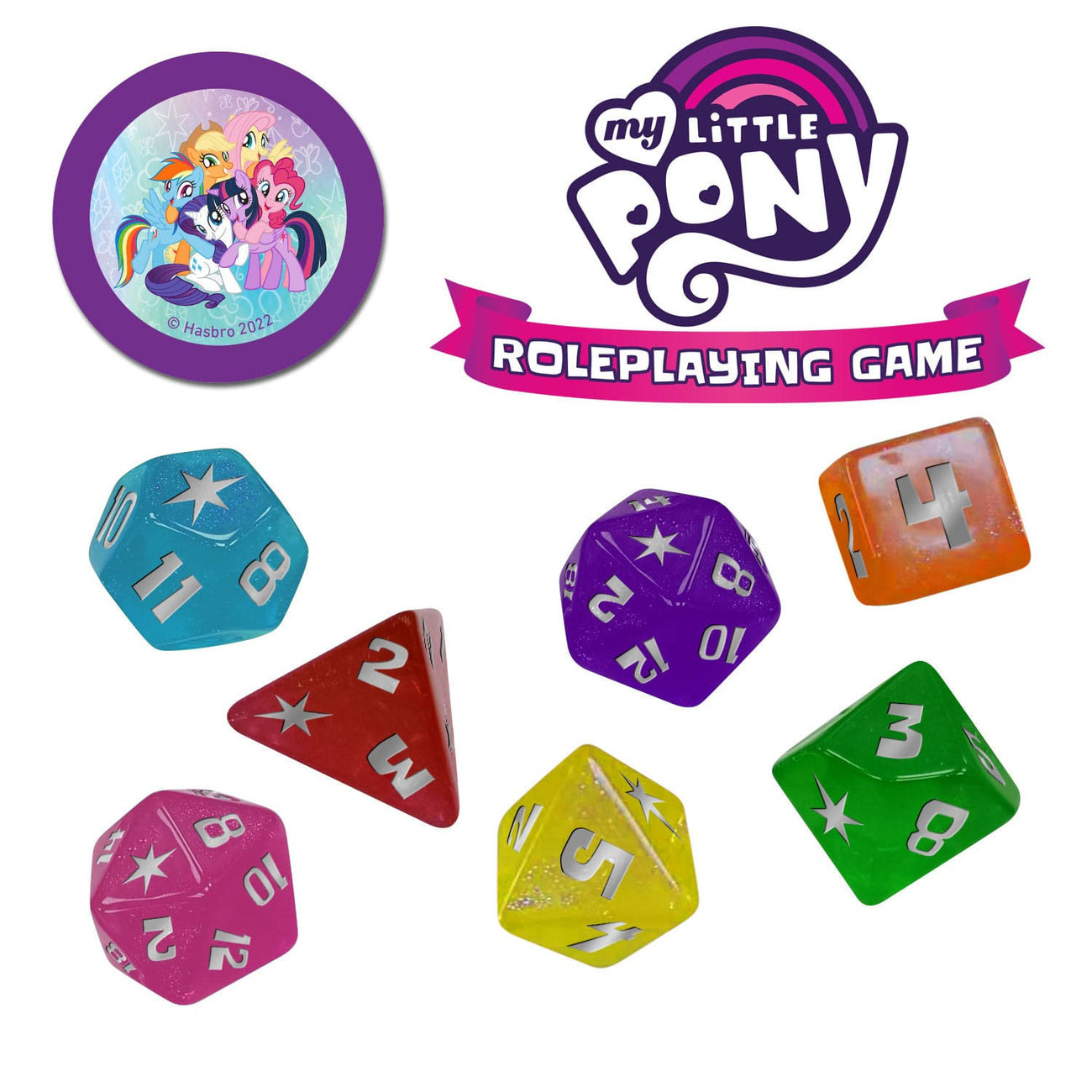 Zdjęcie produktu My Little Pony zestaw kości RPG
