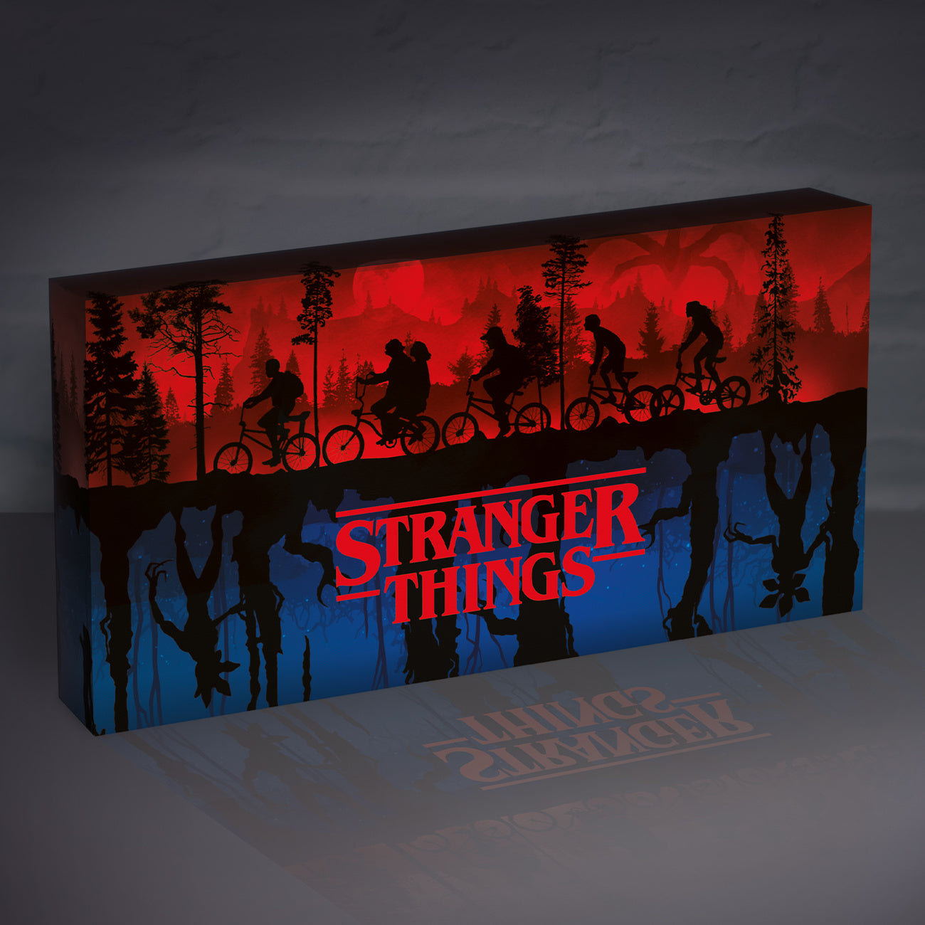 Zdjęcie produktu Stranger Things - Two Worlds obraz ścienny z podświetleniem