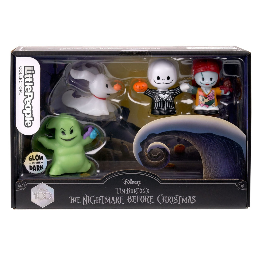 Zdjęcie produktu Nightmare Before Christmas Fisher-Price Little People Collector – zestaw 4 minifigurek 7 cm