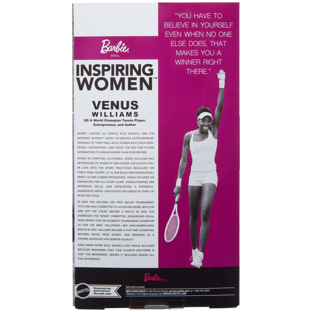 Zdjęcie produktu Lalka Barbie Signature Inspiring Women Venus Williams