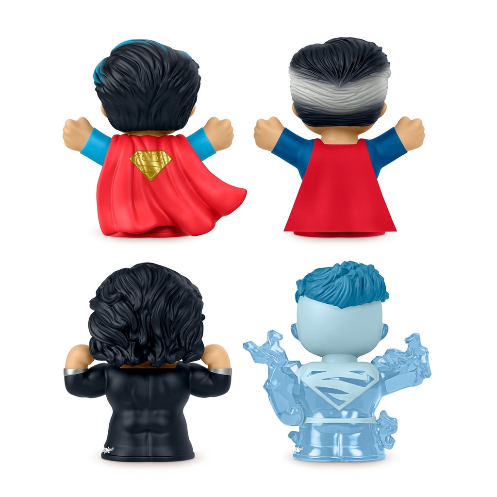 Zdjęcie produktu DC Comics Little People Collector minifigurki zestaw 4 sztuki Superman: Through the Ages 7 cm