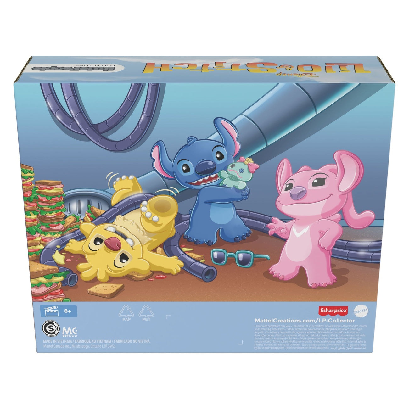 Zdjęcie produktu Lilo & Stitch Little People Collector minifigurki zestaw 3 szt. Stitch & The Cousins 7 cm