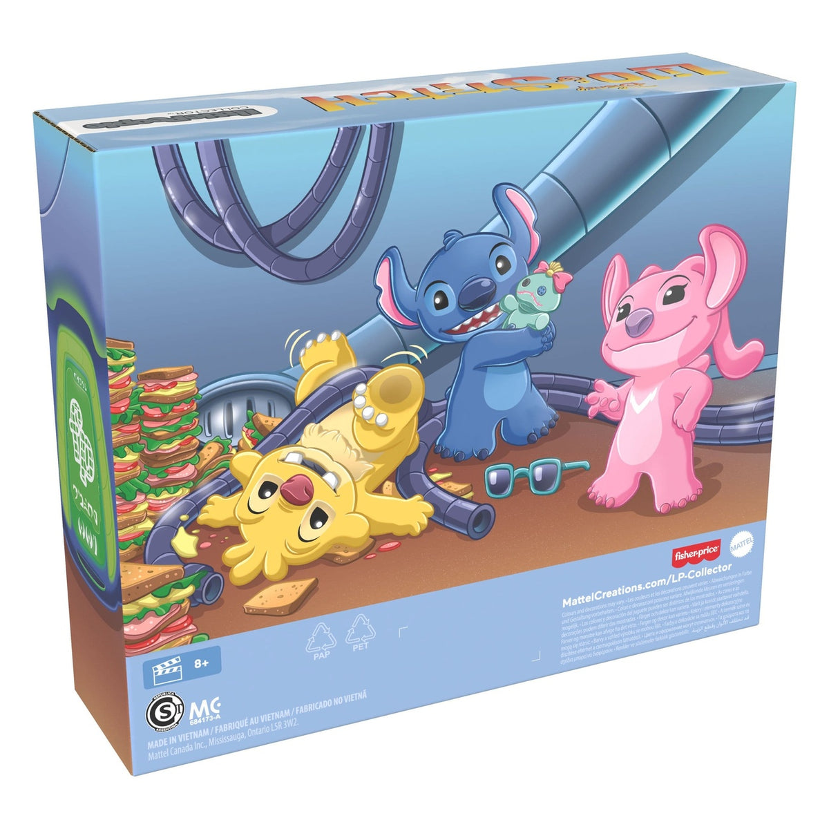 Zdjęcie produktu Lilo & Stitch Little People Collector minifigurki zestaw 3 szt. Stitch & The Cousins 7 cm