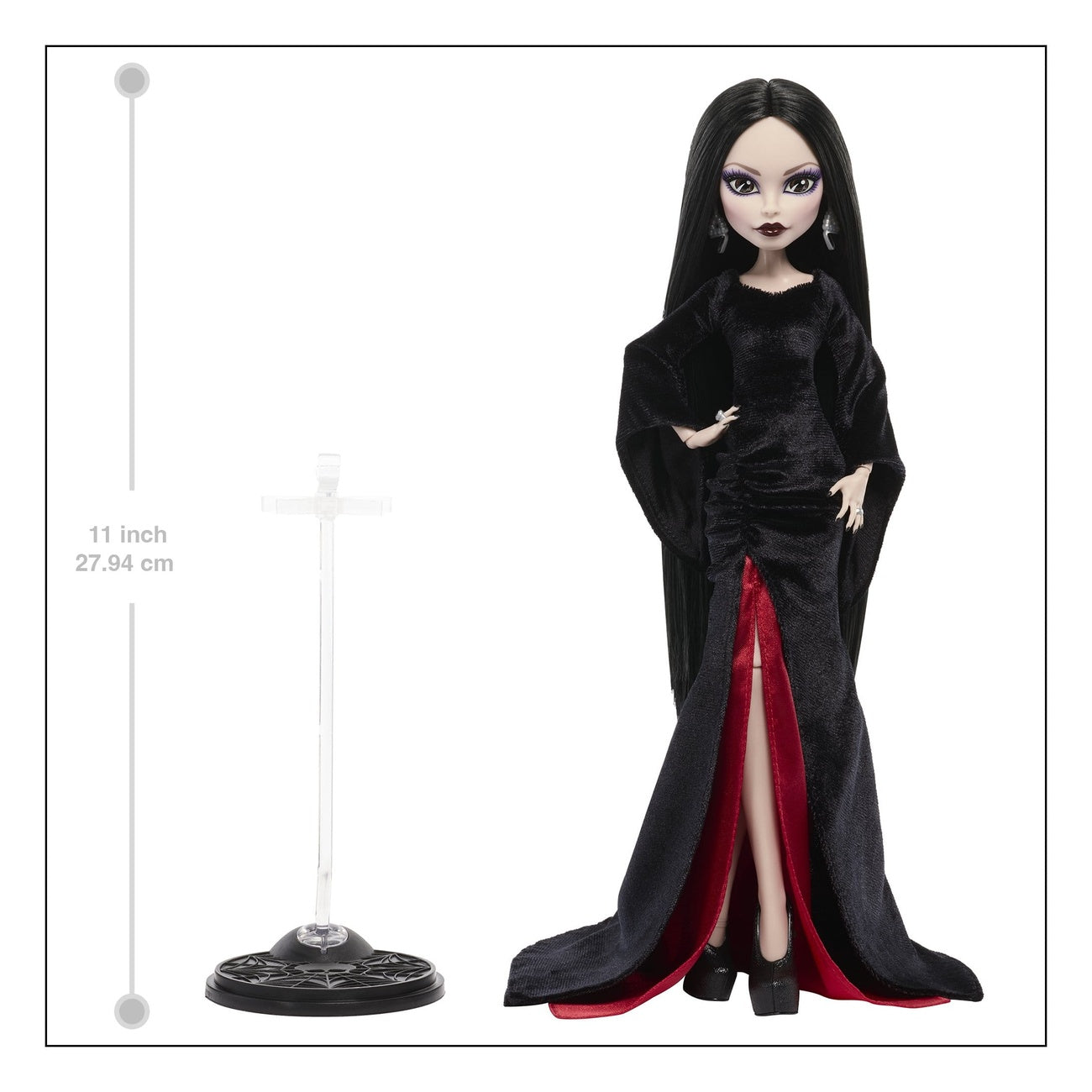 Zdjęcie produktu Kolekcjonerska lalka Morticia Addams Monster High x Wednesday