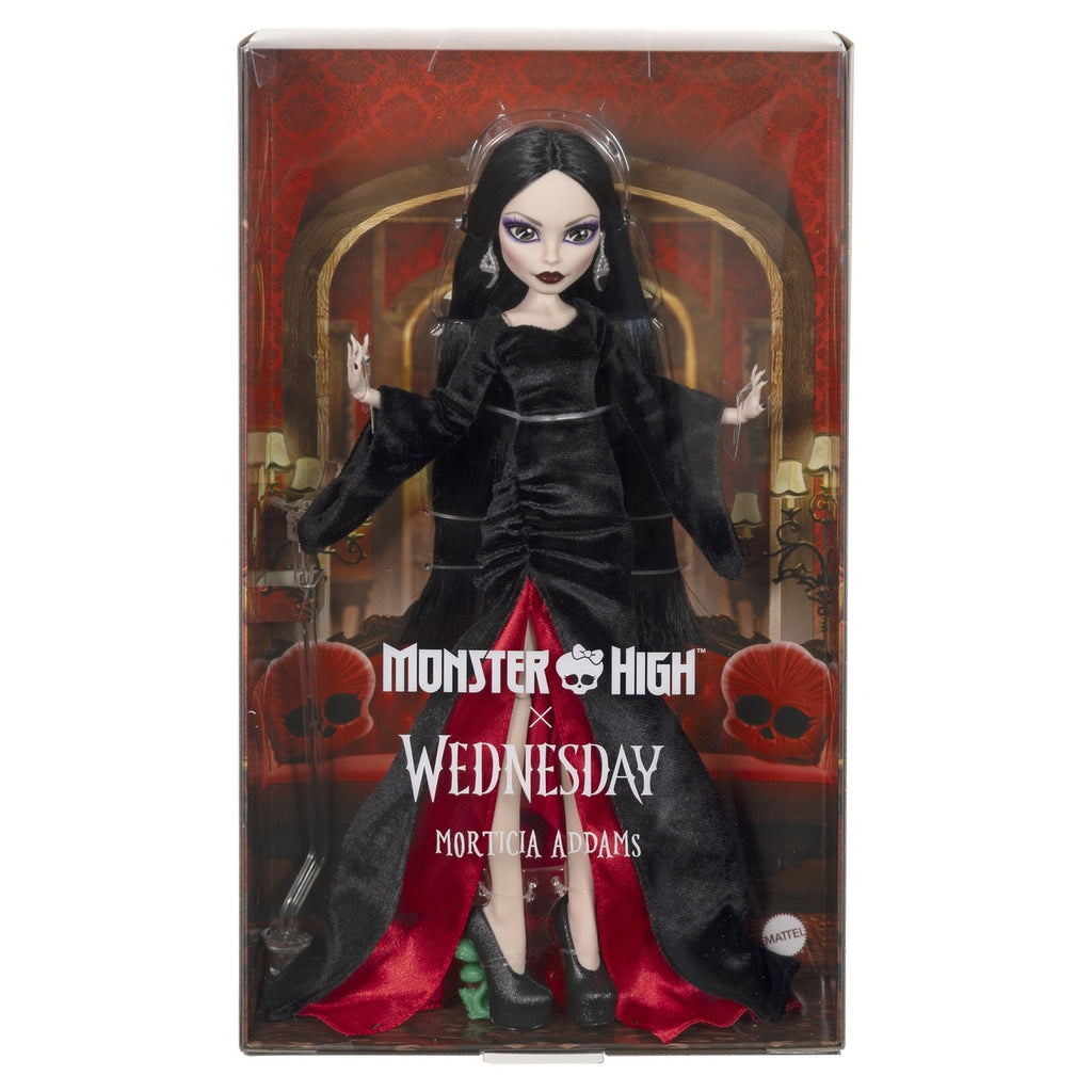 Zdjęcie produktu Kolekcjonerska lalka Morticia Addams Monster High x Wednesday