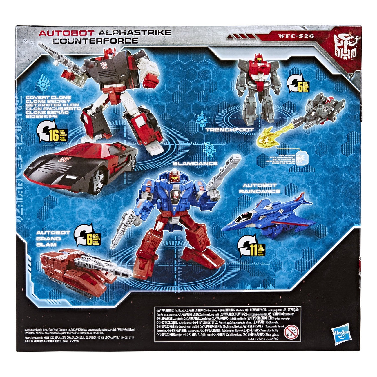 Zdjęcie produktu Transformers Generations War for Cybertron: Siege Zestaw 3 figurek akcji Autobot Alphastrike Counterforce